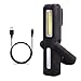Produktbild WZTO LED Arbeitsleuchte Taschenlampe Wiederaufladbare Werkstattlampe Magnetische COB Inspektionsleuchten mit USB Ladekabel
