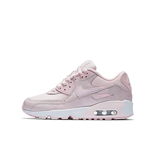 FR Avis Nike Air Max 90 Mesh Se Gg, Chaussures de Gymnastique Garçon, Rose (Prism Pink/Prism Pink/White), 38.5 EU
