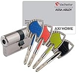 Axi' Home Puerta de cilindro piel de vacuno Premium cierre de seguridad AXi Home Cilindro de cierre, 30 x 30 cm