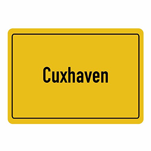 Preisvergleich Produktbild Mousepad Ortsschild Cuxhaven schwarz