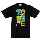 Camisas para niños Zombi regalo del friki idea para un regalo inusual (12-13 years Negro Multicolor)