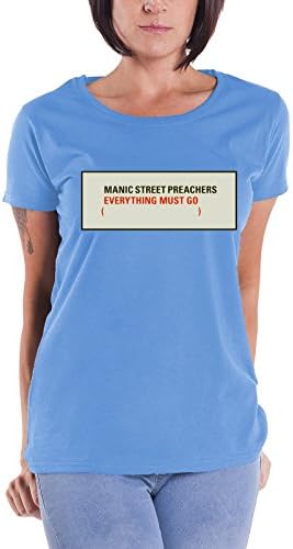 Manic Street Preachers T Shirt Everything Must Go Official Womens Skinny Fit 16