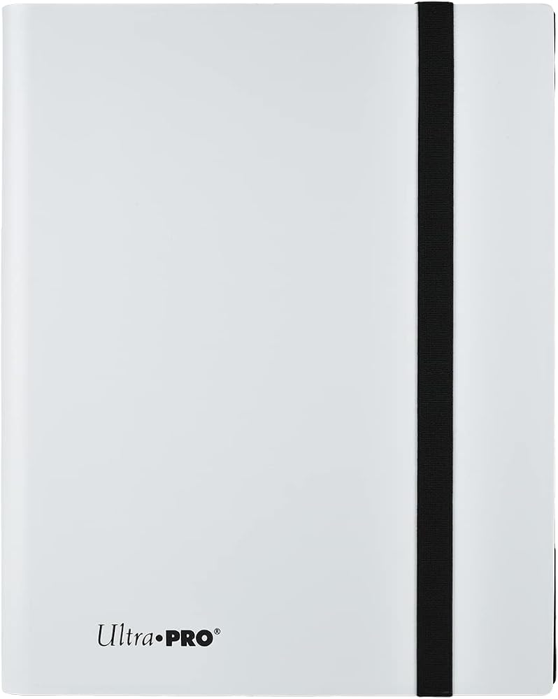 Ultra Pro E-15220 Eclipse 9-Pocket PRO-Binder-Arctic Beyaz