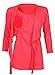 Happy Mama. Women's Maternity Nursing 2in1 Top Shirt Stretch 3/4 Sleeve. 619p (Coral, UK 12)