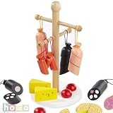Kaufladenzubehör „Wurst und Käse“ aus Holz von howa 4858 - 2
