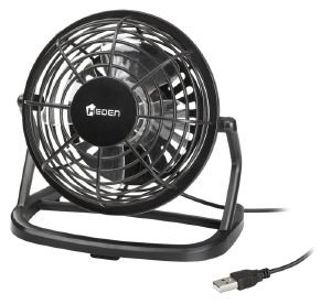 Mini Ventilateur De Bureau Connexion Usb Diametre 9 6 Cm Alimente Par Usb Silencieux Orientable Compatible Pc Ordinateur Portable Netbook Apple Macbook Imac Ps3 Xbox360 Avec Logo Heden Chez Anti Blackout