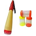 CraftVatika Rangoli Outliner Pen with 3 Filler Stencils Making Rangoli Tool kit for Diwali Mandir Temple Floor Home Decoration
