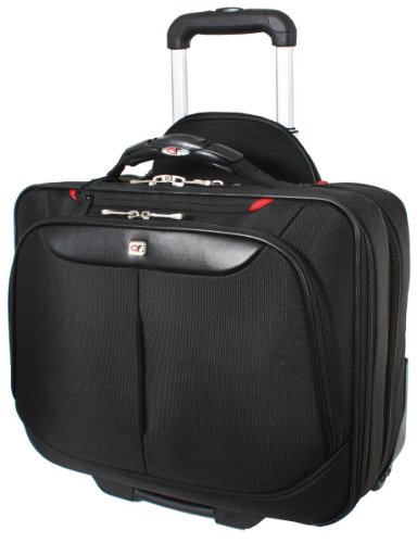 Preisvergleich Produktbild Schwarz Brooklyn 16inch Wheeled Laptop On-Board-Fall von Gino Ferrari