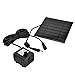 Produktbild Foxnovo 1.2W 7V 180 L/H Solar Power-Wasser-Pumpe Garten Brunnen Tauchpumpe mit Saugnäpfen (schwarz)