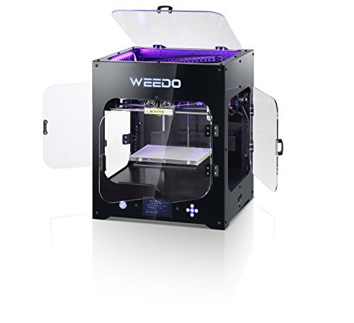 3D Printer Desktop High Precision by WEEDO M2 Metal Frame Structure Single Extruder Air Particle Filtration Low Noise and Odor