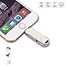 Produktbild Multifunktions-USB-Flash-Laufwerk, 3-in-1, USB 3.0 iPhone externen Speicherstick, Lightning-Schnittstelle kompatibel mit PC iOS und Android,Silber,128G