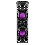 Keine Party wäre komplett ohne die passende Beleuchtung. Zum Glück wurden in das Soundsystem bereits farbige LED-Lampen integriert, die für echte Feier-Stimmung sorgen.
