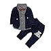 Produktbild Yanhoo-Kinder Bekleidungsset,Baby Jungen 2 Stück Langarm T-Shirt Tops Oberteil Bluse Pullover Mit Bogen+ Baumwolle Lange Hosen Herbst Winter Kleidung Set