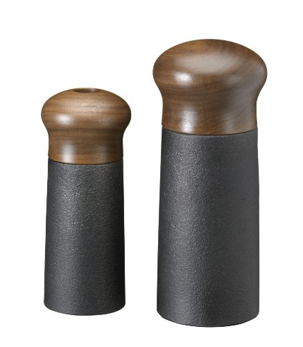 Skeppshult - Pfeffermühle / Kräutermühle - Gusseisernes Mahlwerk. Walnussdeckel Höhe 15 cm