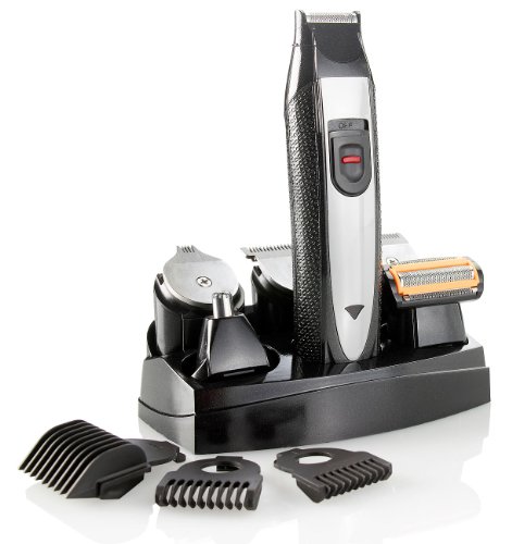 Sichler Men’s Care 6in1-Akku-Trimmer-Set m. Körper- & Bart-Rasierer, Haarschneider u.v.m. - 2