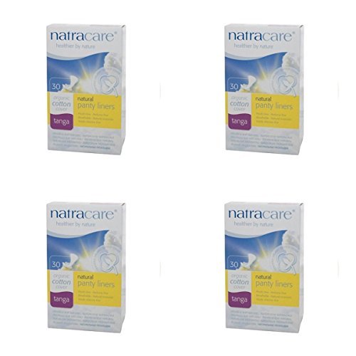 (4 PACK) - Natracare Natural Panty Liners Tanga | 30s | 4 PACK - SUPER SAVER - SAVE MONEY by Bodywise Uk Ltd
