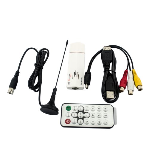 Ckeyin USB 2.0 Stick TV Tuner Receiver Empfänger Adapter Analog weltweit für PC Laptop-DVD - 4