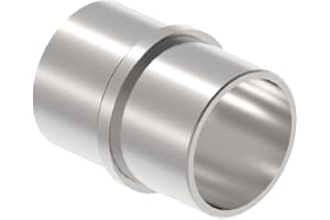 Sellon24® Raccordo a croce per ringhiera in acciaio inox, 42,4 x 2,0 mm (connettore per tubi 0790)