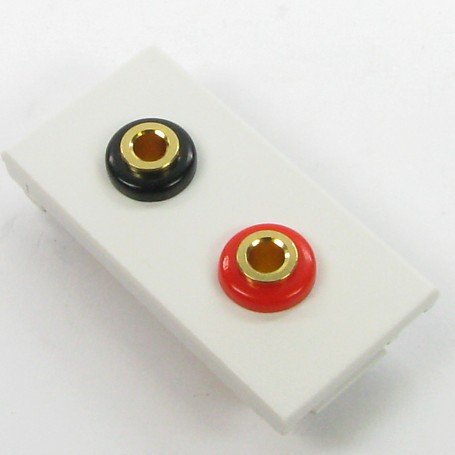 Preisvergleich Produktbild Lautsprecher 4 mm Banana Sockel Wand Einsatz