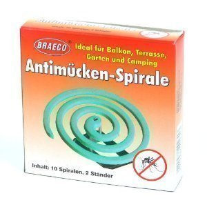 10 Packungen Anti Mücken Spirale Mückenabwehr ingesamt 100 Spiralen