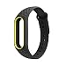 Produktbild TPulling Millet 2 Diamant-Blumenband Lederband Leichte Silikon Handschlaufe Armband Ersatz Für XIAOMI MI Band 2 (B)