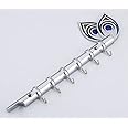 EYE BERRY BASI SALES WITH MISCELLANEOUS DEVICE Flute Shape Stainless Steel Key Holder Stand (Big -Chrome Antique Finish, 10 X 3 inches, Silver)