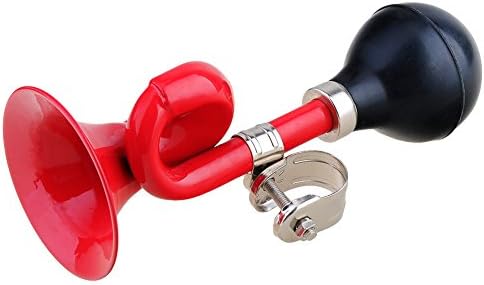 CUCUBA® VINTAGE RETRO DESIGN HORN LOUD BICYCLE BUGLE MILITARY SOUND MANY COLOURS – GIFT IDEA