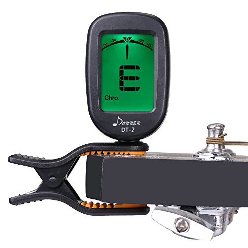 Donner Guitar Tuner Clip on DT2 Chromatic Digital Tuner Acoustic