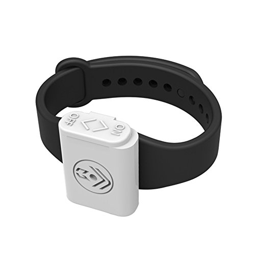 Preisvergleich Produktbild Ultraschall-Mückenabwehrband, elektronischer Abwehr gegen Insekten, Schädlingsbekämpfung, Handgelenk-Armband, Schutz für Kinder, Erwachsene Free Size Schwarz