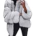 Produktbild Winter Wintermantel Neue Damenmode Winterjacke Warm Kunstpelz Langarm Sweatjacke Sexy Mantel plus Outwear Winter Oberbekleidung Weihnachten Outdoorjacke Felicove