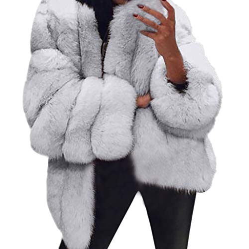 Preisvergleich Produktbild Winter Wintermantel Neue Damenmode Winterjacke Warm Kunstpelz Langarm Sweatjacke Sexy Mantel plus Outwear Winter Oberbekleidung Weihnachten Outdoorjacke Felicove