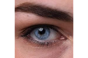 MOOD LENTILLES Lentilles de couleur Bleu | Bleu Ciel | Lentilles de couleur naturelle | Lentilles colorées sans correction | MOOD-LENTILLES (marque française)