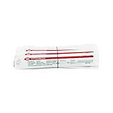 WATTESTÄBCHEN Holz 15 cm kleiner Kopf steril 100 St