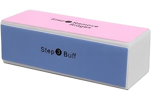 ALLWYOU Nail Buffer 4-Sided Professional Nail Buffer Block for Natural Nails,Manicure Tool Smoothing/Polishing Nails,Home Salons Use(3.5 * 1.26 * 0.99 in)