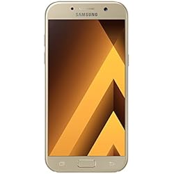 Samsung Galaxy A5 (2017) - Smartphone Libre de 5,2" (Android 6.0, Pantalla Super AMOLED táctil capacitiva, cámara Trasera 16 MP y Frontal 16 MP, 32 GB) [Versión española] Dorado