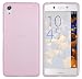 Produktbild mumbi UltraSlim Hülle für Sony Xperia X Performance Schutzhülle pink transparent (Ultra Slim - 0.55 mm)