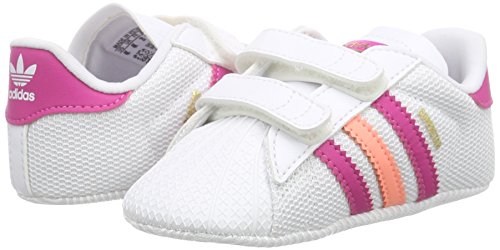 adidas Originals Unisex Baby Superstar Crib Krabbel-& Hausschuhe, Weiß - 5