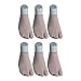 Footmate Women Rose Pink PVC Footcover Toe Socks; Size: Ind-5, Waterproof Bottom Specially Designed for Home Use (6 Pair Pack) RS.599.00