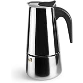 IBILI - Moka espresso machine, 15 cups, 700 ml, Stainless steel, Suitable for induction