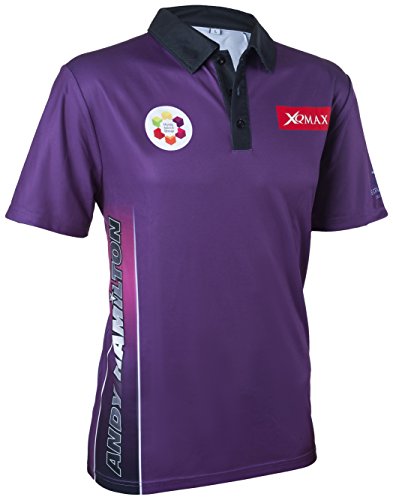 XQ MAX Darts Andy Hamilton Match (Replica) Camiseta, Unisex, Morado, XL