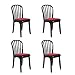 Cello Decent Delux Set of 4 Chairs (Black) RS.5799.00