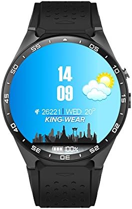 KW88 3G WIFI Smartwatch ,MTK6580,RAM 512MB + ROM 4GB(Black)