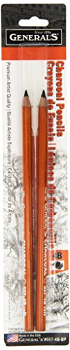 Preisvergleich Produktbild Charcoal Pencils 2 / Pkg-4B