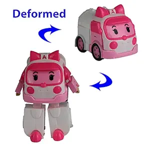 BEESCLOVER Upgrade Q Version Manual Deformation Robot Simulate Car Shape Toy for Kids New amba
