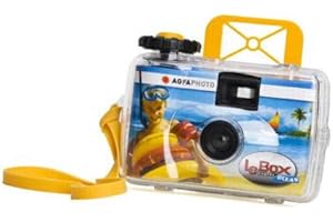 AgfaPhoto Le Box Ocean - Cámara de fotos subacuática, impermeable, protegido contra el polvo desechable (27 fotos, 2 unidades)