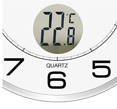 UNILUX-Tempus-Pendule-Plastique-Gris-Mtal-31-x-31-x-5-cm