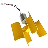 La luz LED de generación de energía, el bajo consumo de energía del LED requerido, volar en la boca o debajo de un ventilador es suficiente para encender el LED.