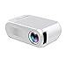 Produktbild Jamicy  Beamer, YG320 HD 1080P tragbarer Mini Projektor, Heimkino, Tragbarer Mini LED Projektor USB HDMI AV VGA SD (Helligkeit: 400 - 600 Lumen, Kontrast: 800: 1) (Weiß)