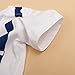 Baby Boys Rompers Gentleman Printed Jumpsuit Outfits White 3-9M
