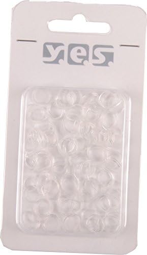 Solida Elastic Bands for Braids / Dreadlocks Transparent Silicone 3 x Pack of 100
